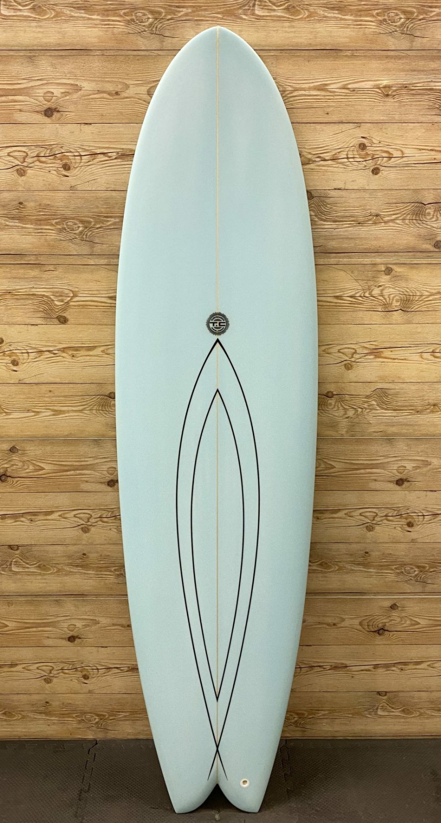 Fin Setup * | Cheaper Brand New 6'10" X 21.75 X 2.75 Tc Surfboards "Flying Fish" Quad Fish Surfboard